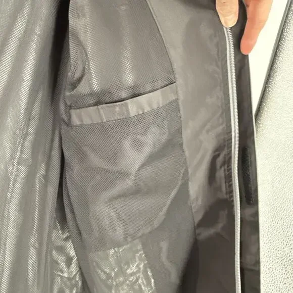 Dixxon Ground Up Hooded Tech Jacket Size L Tall Gray Black New - Picture 10 of 11